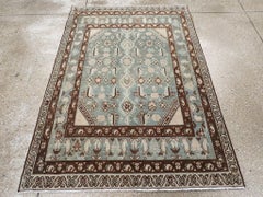 Galerie Shabab Collection Mid-20th Century Persian Malayer Throw Rug