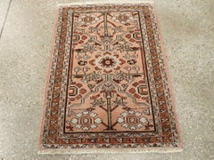 Galerie Shabab Collection Mid-20th Century Persian Malayer Throw Rug