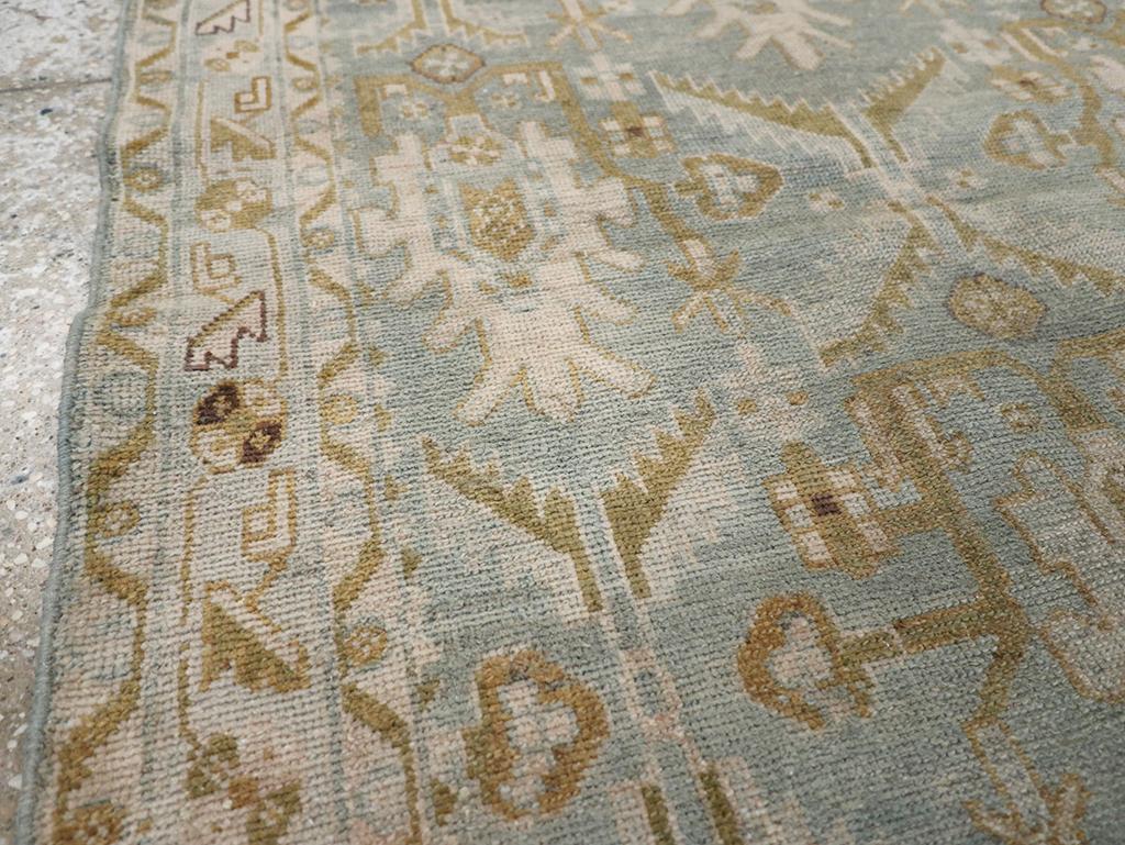 Persiano Galerie Shabab Collection Mid-20th Century Persian Malayer Throw Rug in vendita
