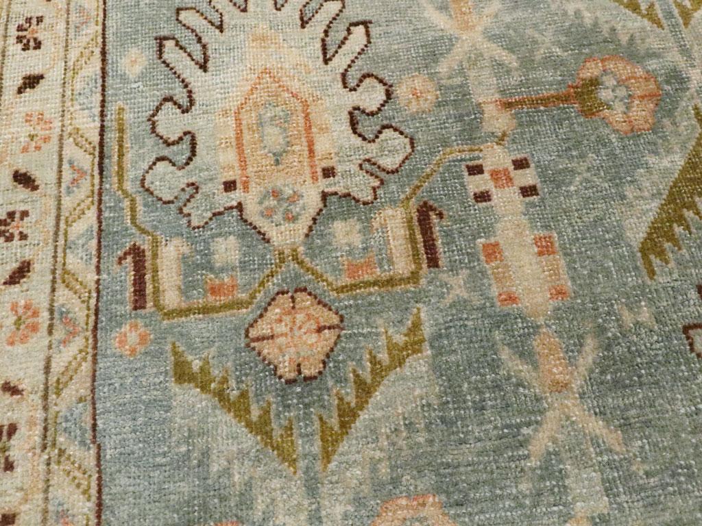 Persiano Galerie Shabab Collection Mid-20th Century Persian Malayer Throw Rug in vendita