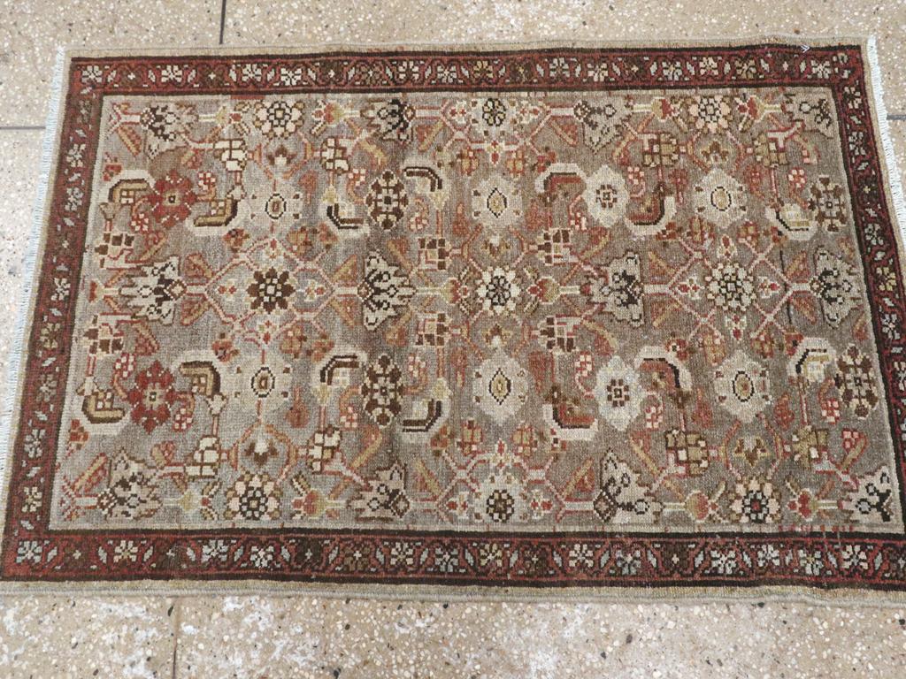 Colección Galerie Shabab Alfombra persa Malayer de mediados del siglo XX Anudado a mano en venta