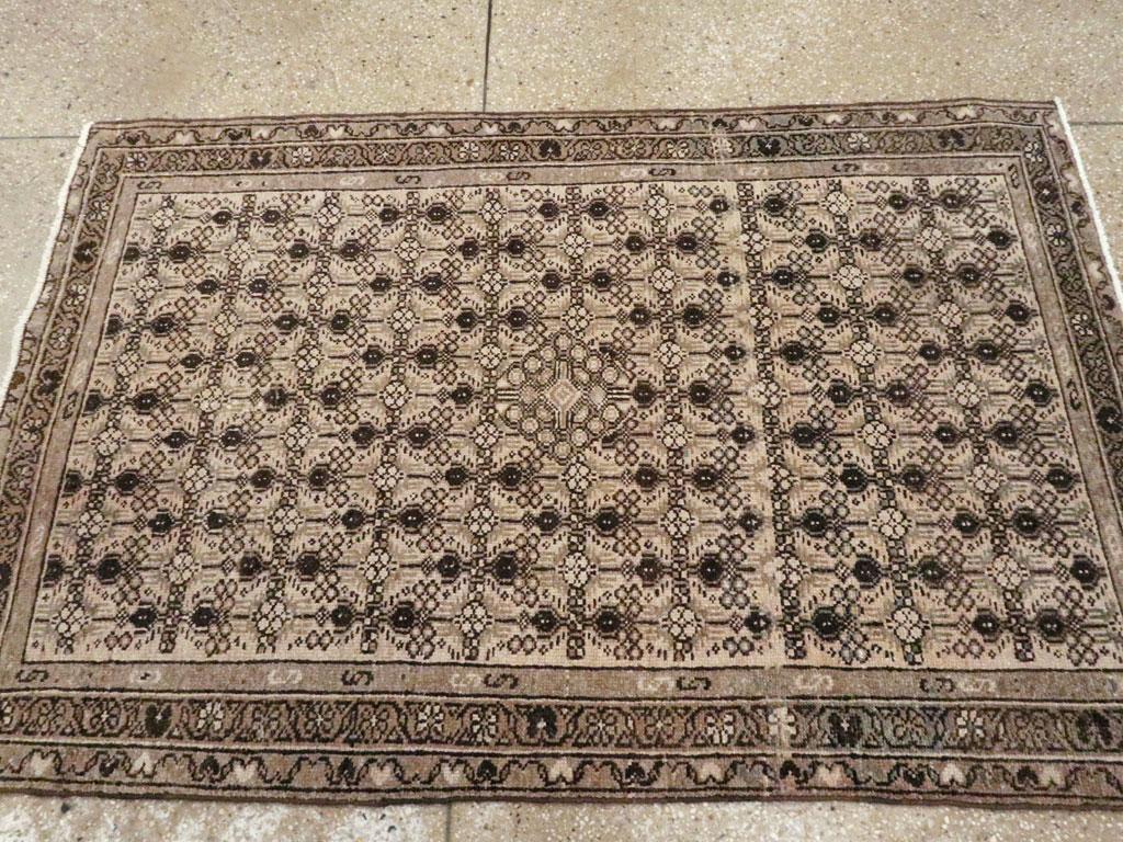Noué à la main Collection Sabab, tapis persan Malayer du milieu du 20e siècle en vente