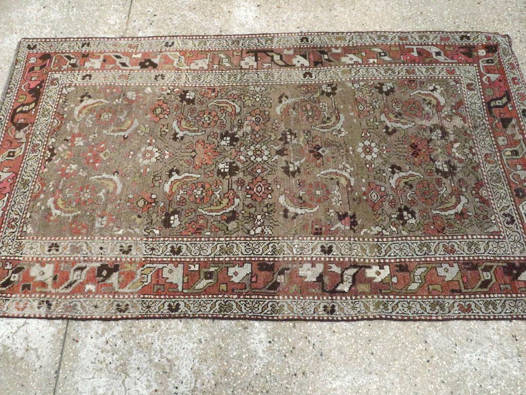 Noué à la main Collection Sabab, tapis persan Malayer du milieu du 20e siècle en vente