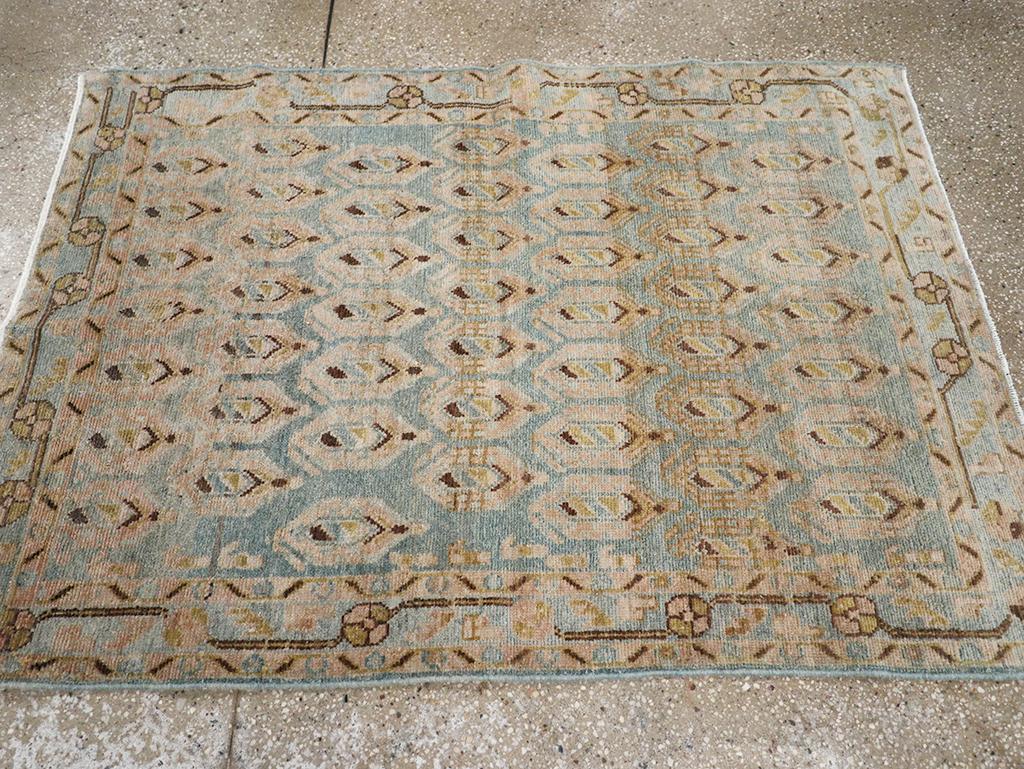 Colección Galerie Shabab Alfombra persa Malayer de mediados del siglo XX Anudado a mano en venta