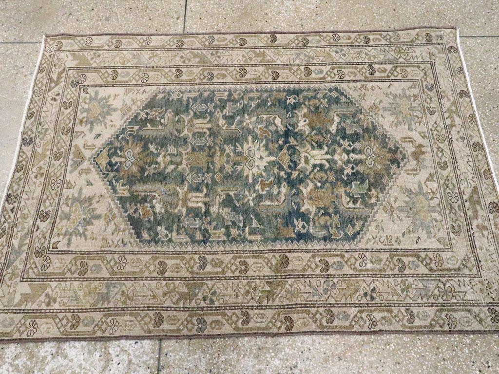 Noué à la main Collection Sabab, tapis persan Malayer du milieu du 20e siècle en vente