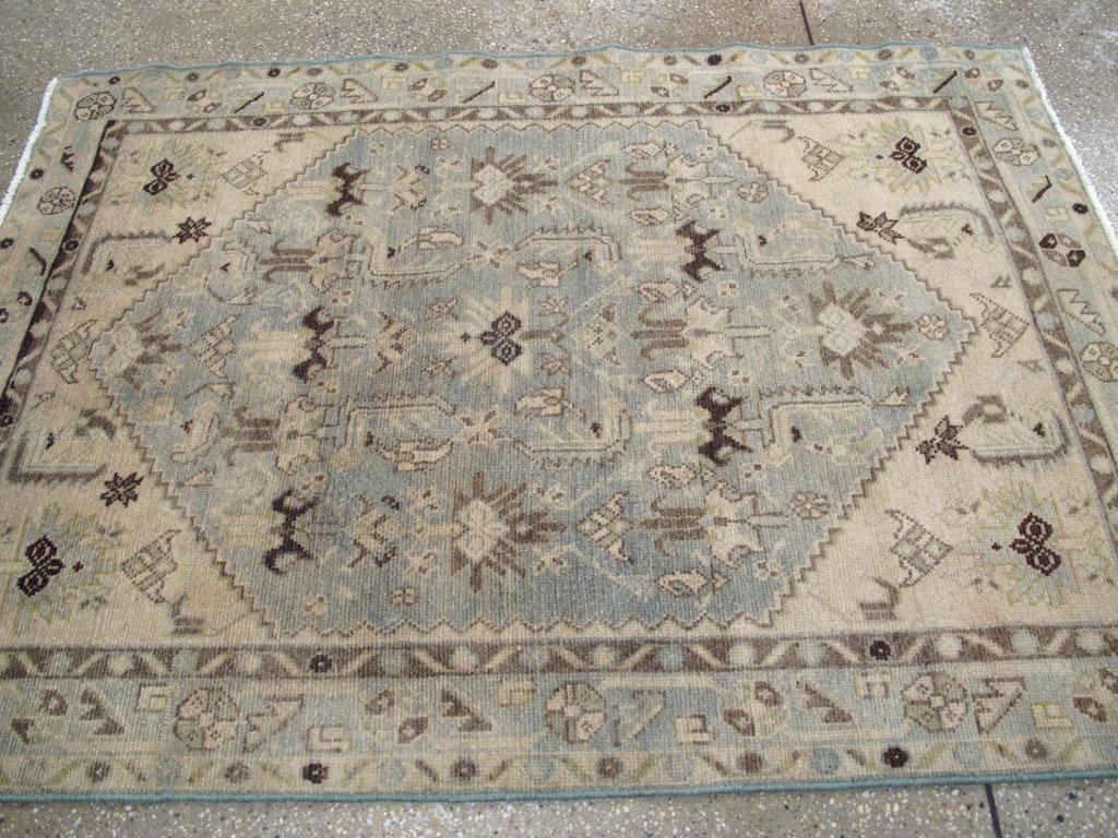 Noué à la main Collection Sabab, tapis persan Malayer du milieu du 20e siècle en vente