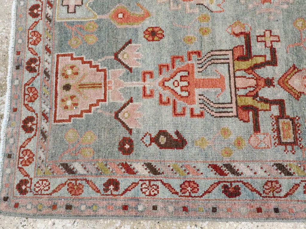 Galerie Shabab Collection Mitte des 20. Jahrhunderts Persischer Malayer Wurfteppich (Wolle) im Angebot