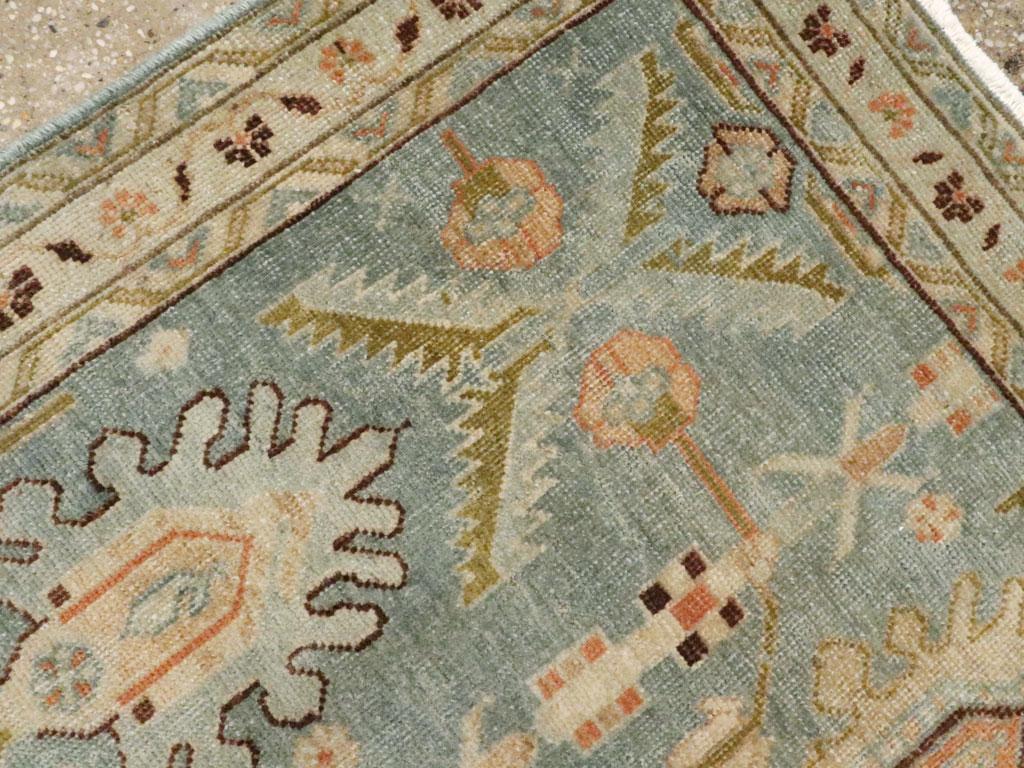 Galerie Shabab Collection Mid-20th Century Persian Malayer Throw Rug In condizioni ottime in vendita a New York, NY