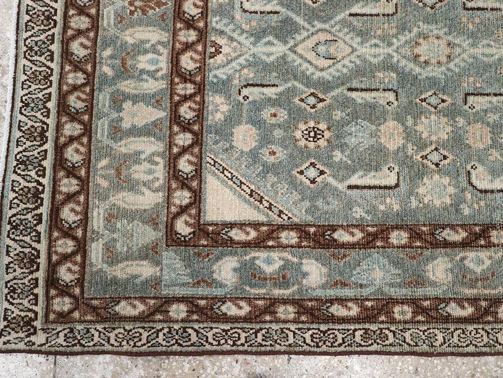 Galerie Shabab Collection Mitte des 20. Jahrhunderts Persischer Malayer Wurfteppich (Wolle) im Angebot