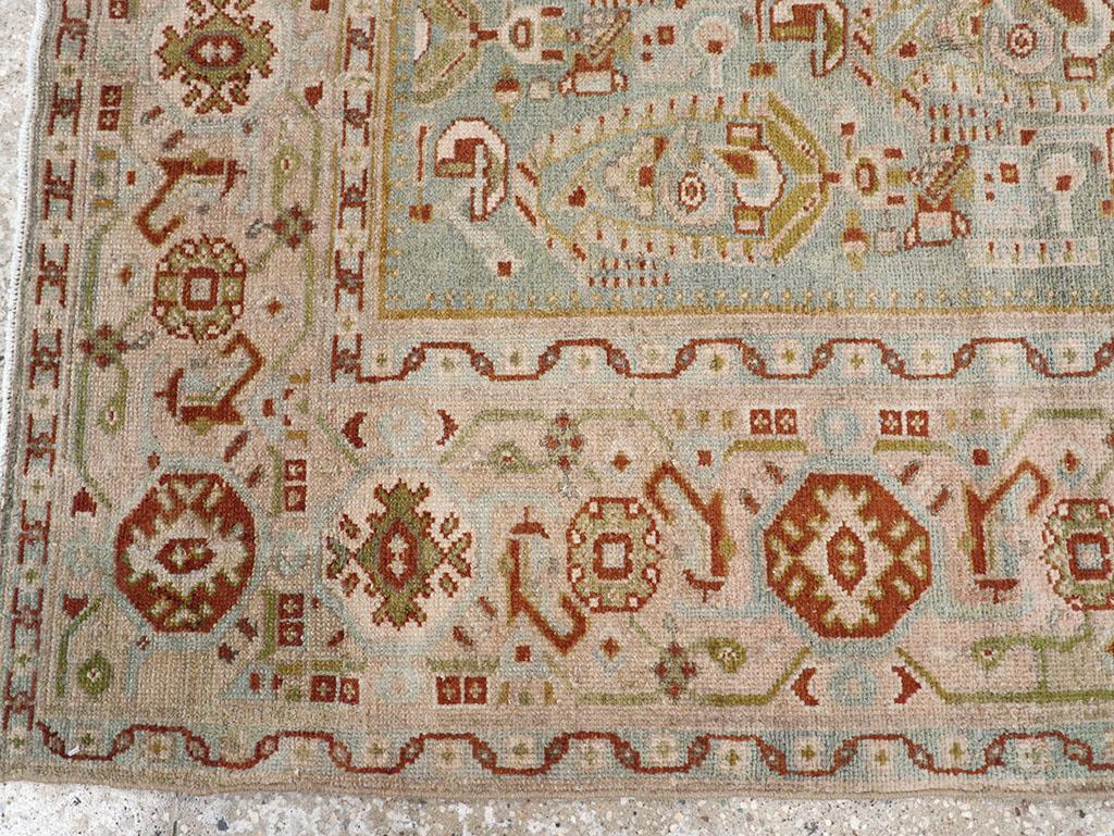 Galerie Shabab Collection Mitte des 20. Jahrhunderts Persischer Malayer Wurfteppich (Wolle) im Angebot