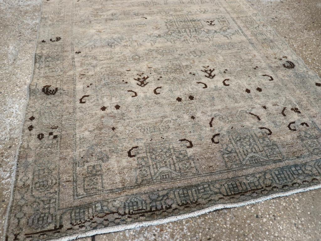 20ième siècle Collection Sabab, tapis persan Malayer du milieu du 20e siècle en vente