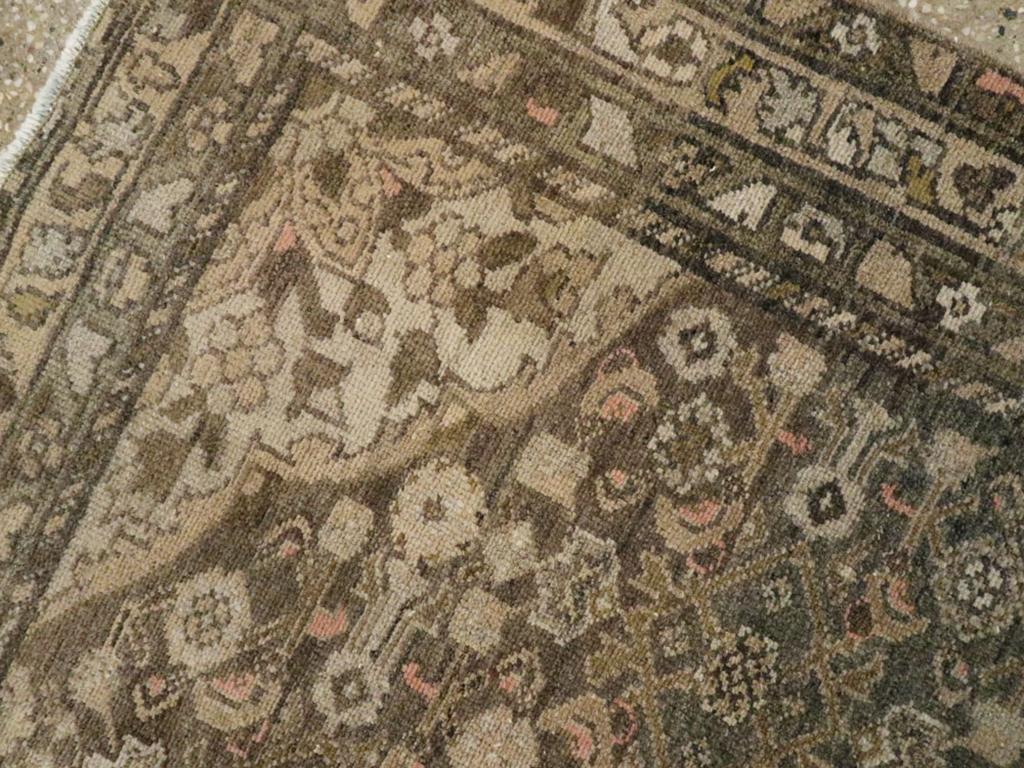 20ième siècle Collection Sabab, tapis persan Malayer du milieu du 20e siècle en vente