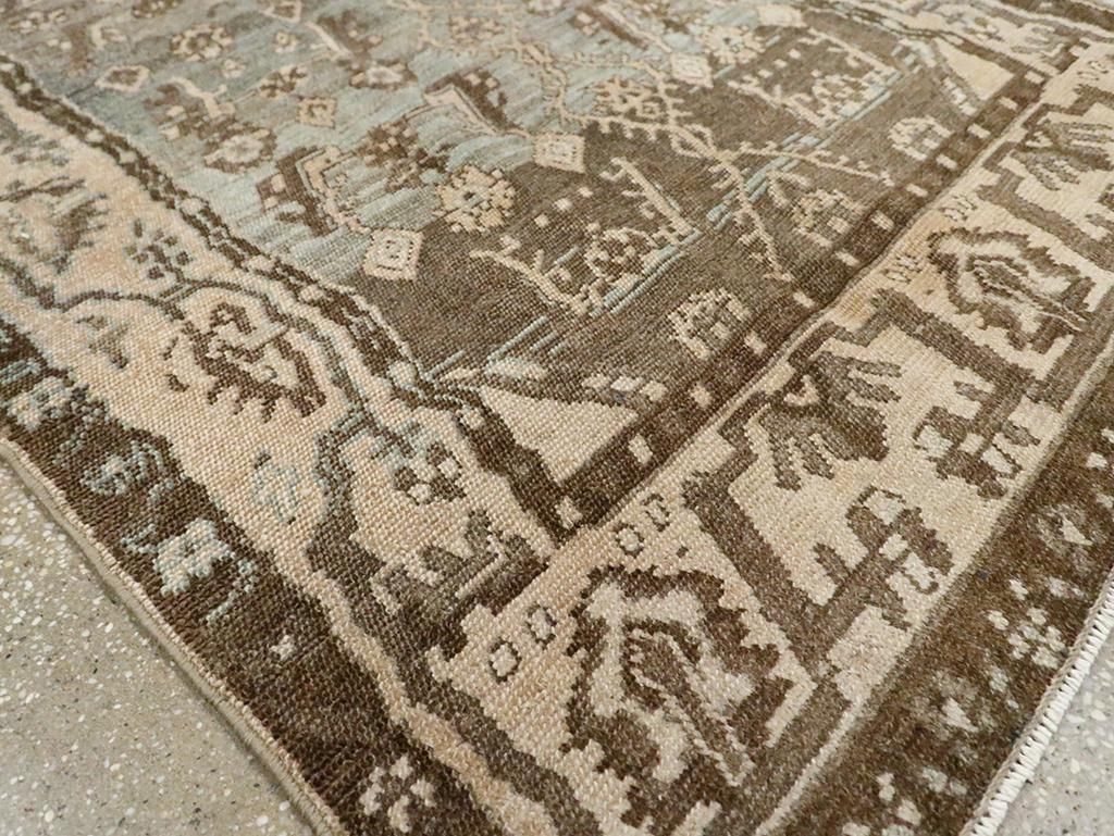 20ième siècle Collection Sabab, tapis persan Malayer du milieu du 20e siècle en vente