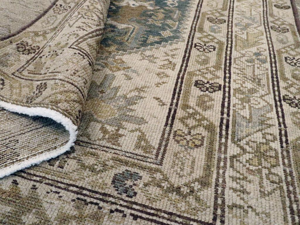 20ième siècle Collection Sabab, tapis persan Malayer du milieu du 20e siècle en vente