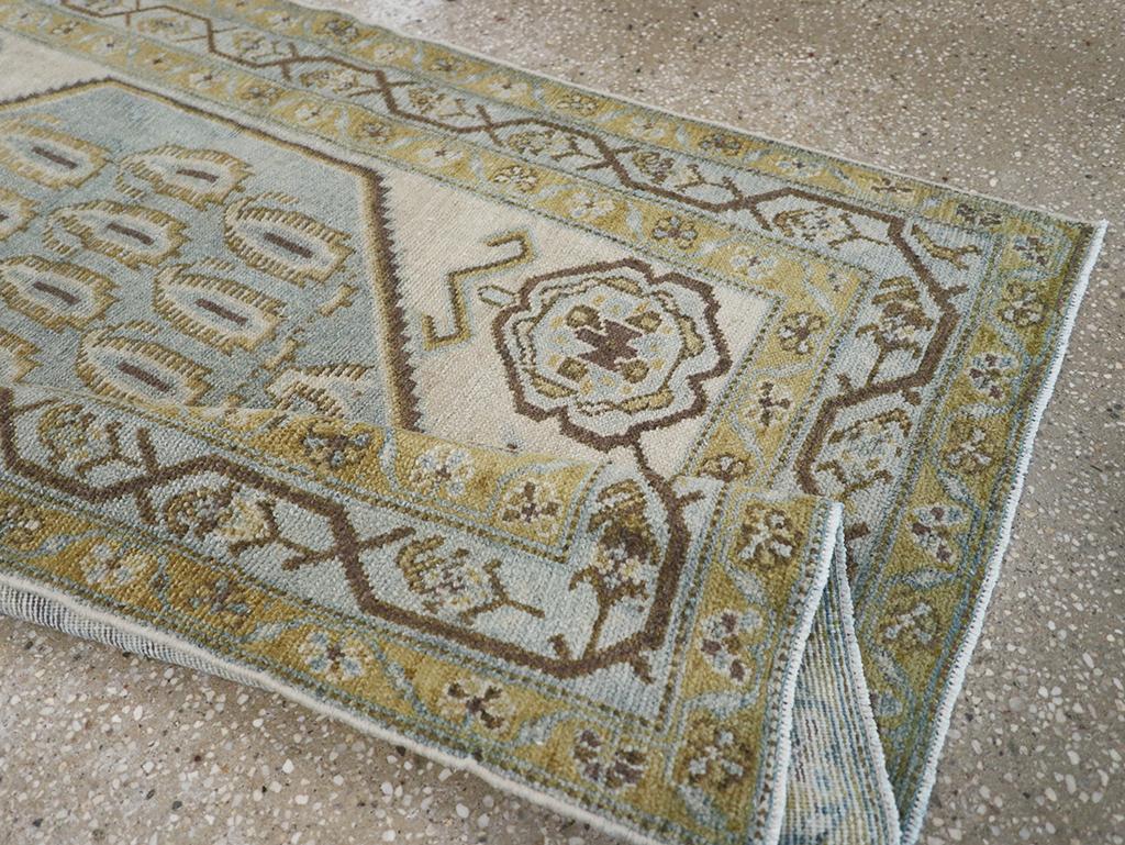 20ième siècle Collection Sabab, tapis persan Malayer du milieu du 20e siècle en vente