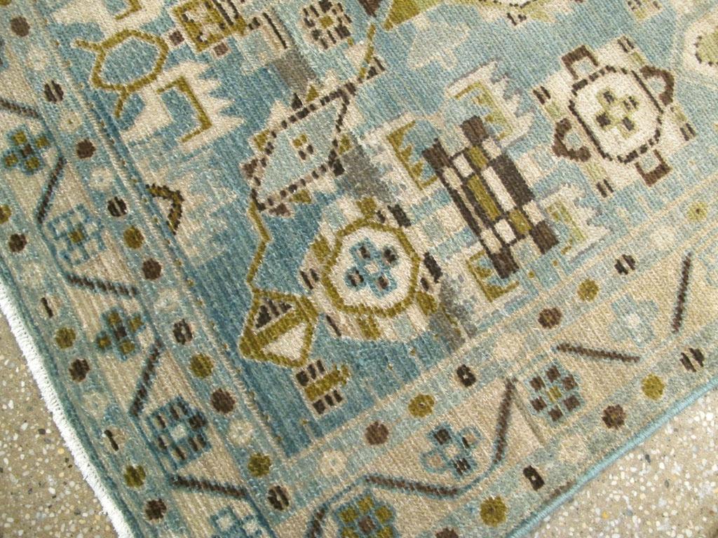20ième siècle Collection Sabab, tapis persan Malayer du milieu du 20e siècle en vente