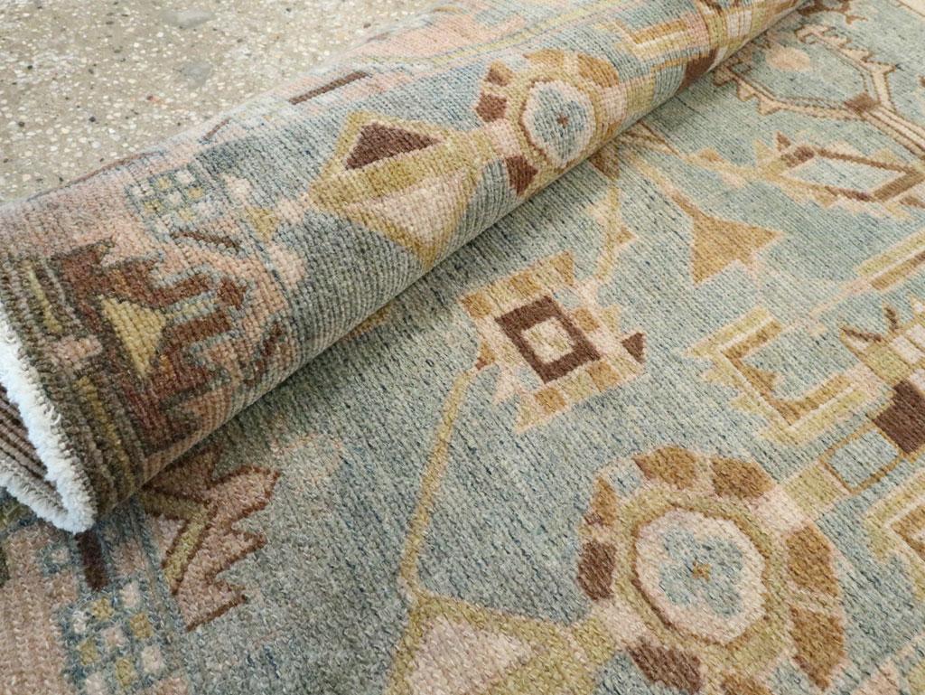 20ième siècle Collection Sabab, tapis persan Malayer du milieu du 20e siècle en vente