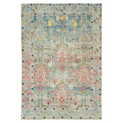 Galerie Shabab Collection Mitte des 20. Jahrhunderts Persischer Malayer Wurfteppich