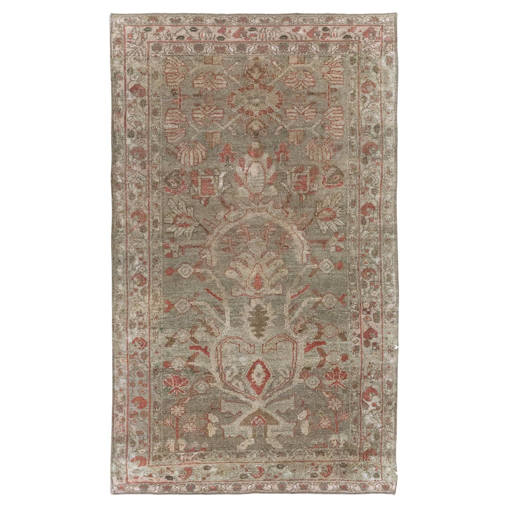 Colección Galerie Shabab Alfombra persa Malayer de mediados del siglo XX en venta