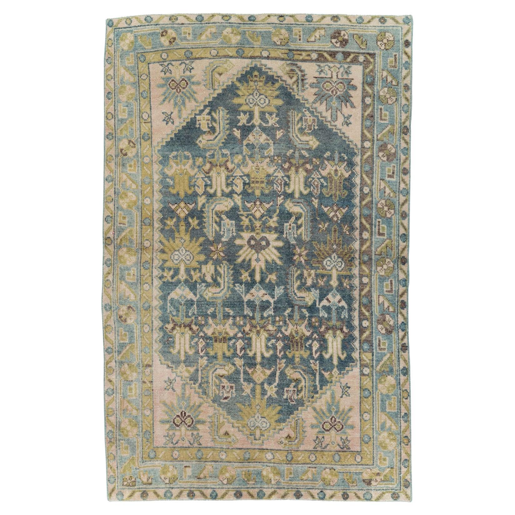 Galerie Shabab Collection Tappeto da lancio persiano Malayer della metà del XX secolo