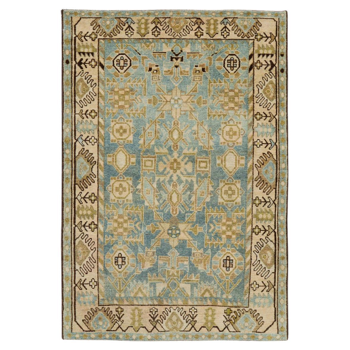 Galerie Shabab Collection Mitte des 20. Jahrhunderts Persischer Malayer Wurfteppich im Angebot