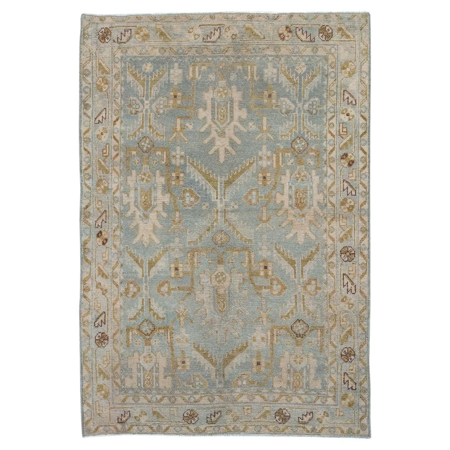 Galerie Shabab Collection Mid-20th Century Persian Malayer Throw Rug