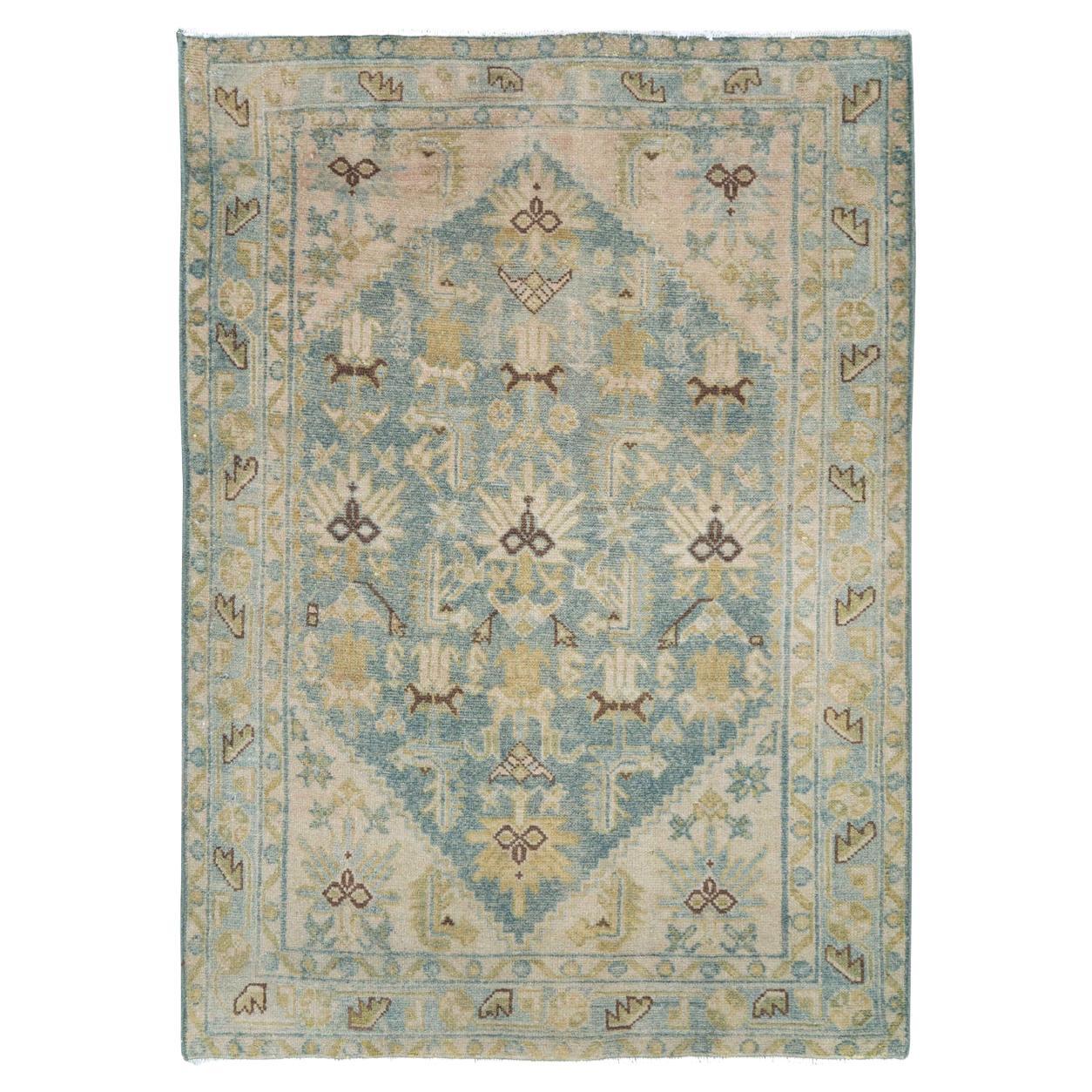 Galerie Shabab Collection Mid-20th Century Persian Malayer Throw Rug