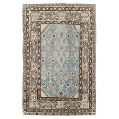 Galerie Shabab Collection Tappeto da lancio persiano Malayer della metà del XX secolo