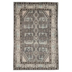 Galerie Shabab Collection Tappeto da lancio persiano Malayer della metà del XX secolo