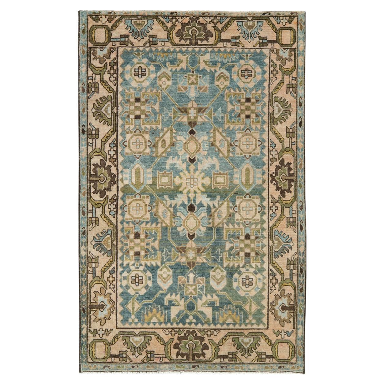 Galerie Shabab Collection Mitte des 20. Jahrhunderts Persischer Malayer Wurfteppich im Angebot