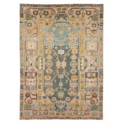 Galerie Shabab Collection Mid-20th Century Persian Malayer Throw Rug