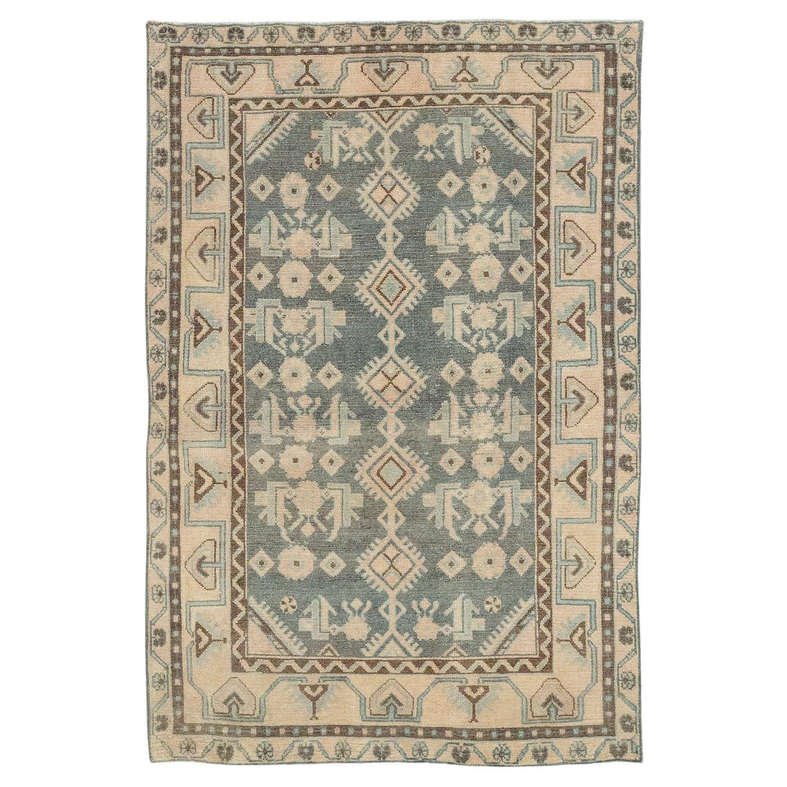 Galerie Shabab Collection Tappeto da lancio persiano Malayer della metà del XX secolo