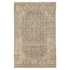 Galerie Shabab Collection Mid-20th Century Persian Malayer Throw Rug