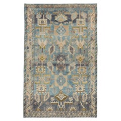 Galerie Shabab Collection Mid-20th Century Persian Malayer Throw Rug
