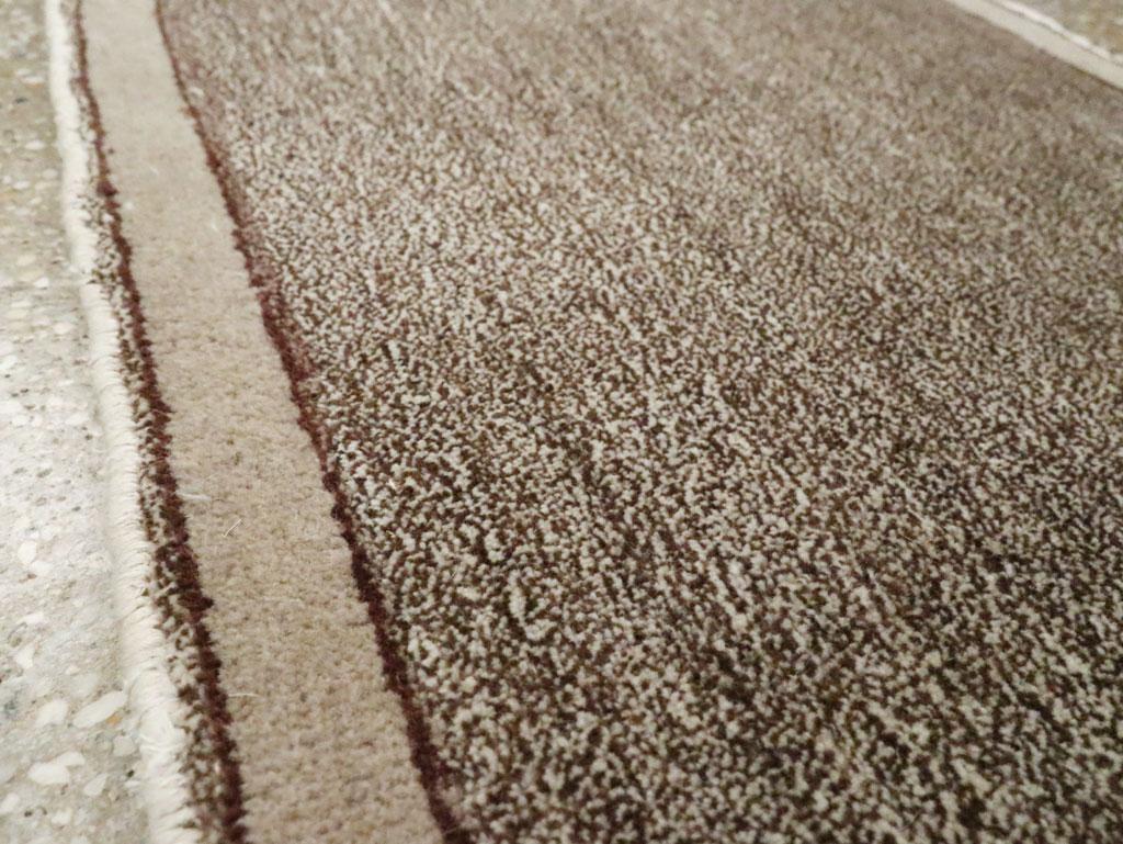 Mid-Century Modern Galerie Shabab Collection Mid-20th Century Persian Mashad Rug For Sale