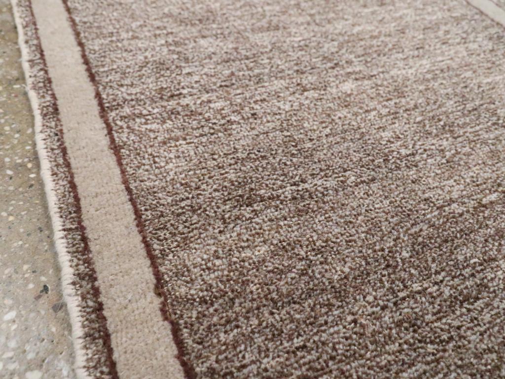 Mid-Century Modern Galerie Shabab Collection Mid-20th Century Persian Mashad Rug For Sale