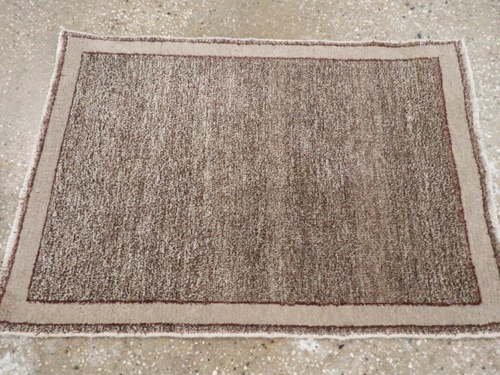 Hand-Knotted Galerie Shabab Collection Mid-20th Century Persian Mashad Rug For Sale