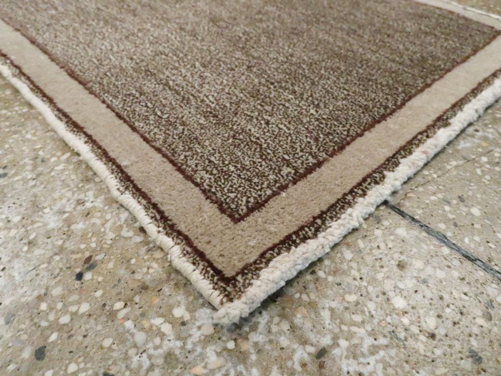 Wool Galerie Shabab Collection Mid-20th Century Persian Mashad Rug For Sale