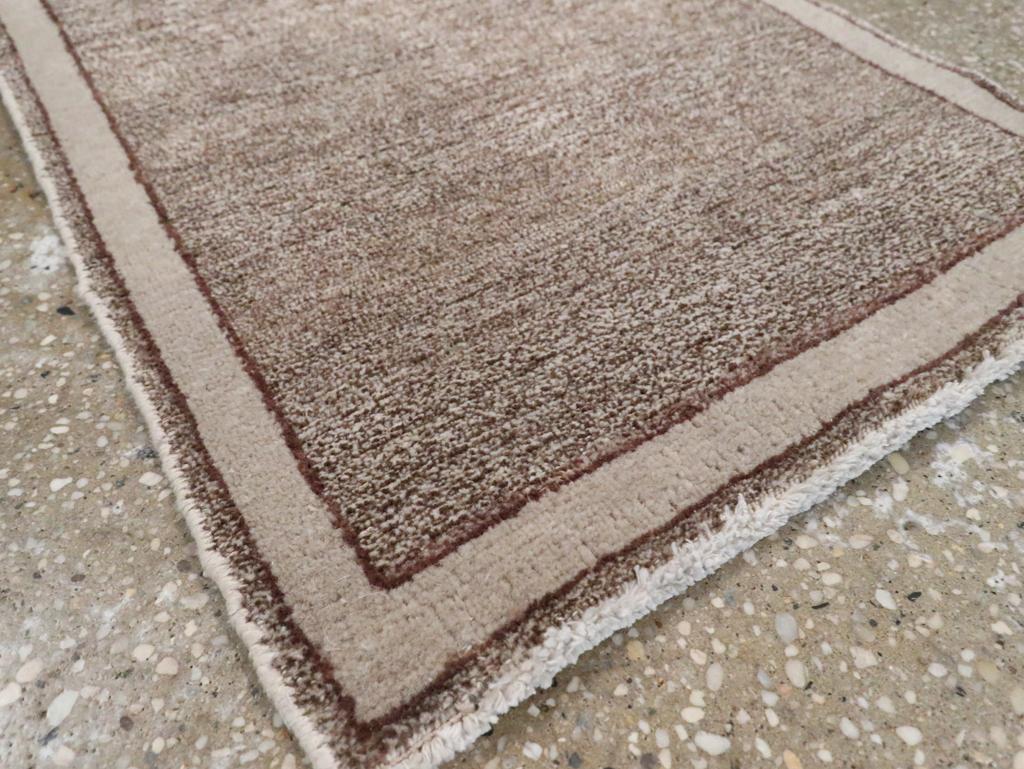 Wool Galerie Shabab Collection Mid-20th Century Persian Mashad Rug For Sale