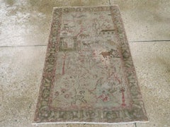 Galerie Shabab Collection Mid-20th Century Persian Tabriz Pictorial Rug