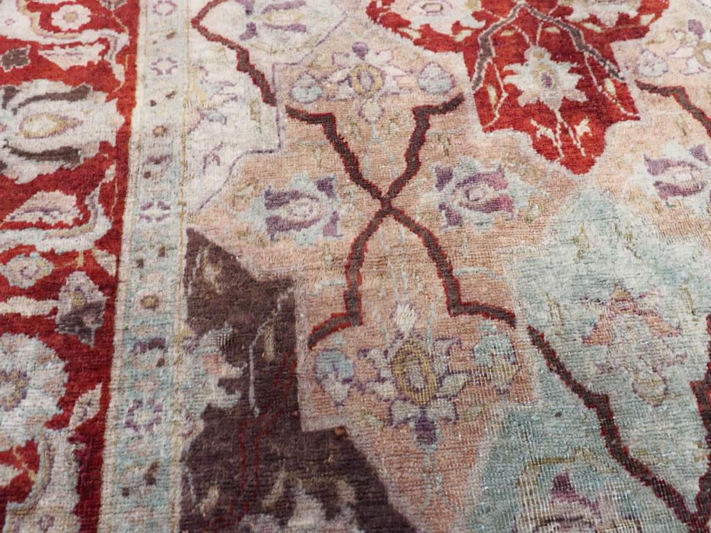 Colección Galerie Shabab Alfombra persa Tabriz de mediados del siglo XX Persa en venta
