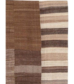 Galerie Shabab Collection Türkei Mitte des 20. Jahrhunderts Flachgewebe-Kilim-Teppich