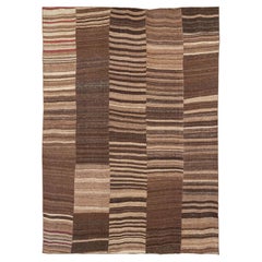 Galerie Shabab Collection Türkei Mitte des 20. Jahrhunderts Flachgewebe-Kilim-Teppich