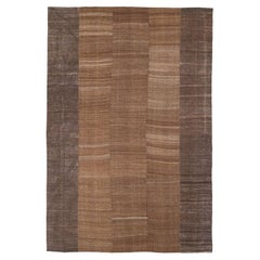 Galerie Shabab Collection Türkei Mitte des 20. Jahrhunderts Flachgewebe-Kilim-Teppich