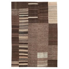 Galerie Shabab Collection Türkei Mitte des 20. Jahrhunderts Flachgewebe-Kilim-Teppich