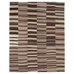 Galerie Shabab Collection Türkei Mitte des 20. Jahrhunderts Flachgewebe-Kilim-Teppich