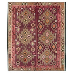 Galerie Shabab Collection Mid-20th Century Turkey Flatweave Kilim Carpet