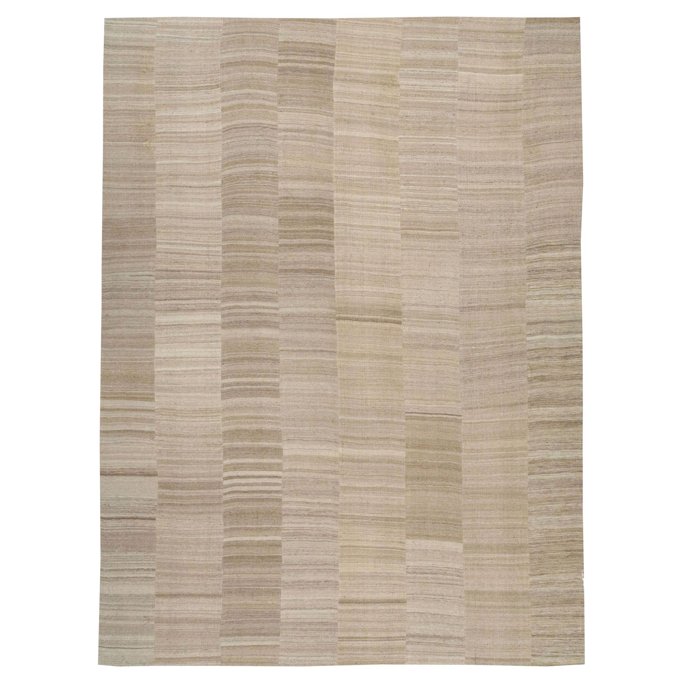 Galerie Shabab Collection Mid-20th Century Turkey Flatweave Kilim Oversize Rug