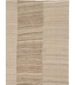 Galerie Shabab Collection Mitte des 20. Jahrhunderts Türkei Flachgewebe Kilim Quadratische Teppiche
