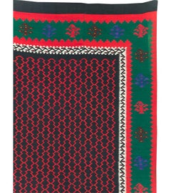 Galerie Shabab Collection Mid-20th Century Turkey Flatweave Kilim Square Carpet